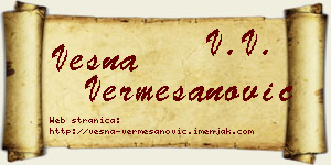 Vesna Vermešanović vizit kartica